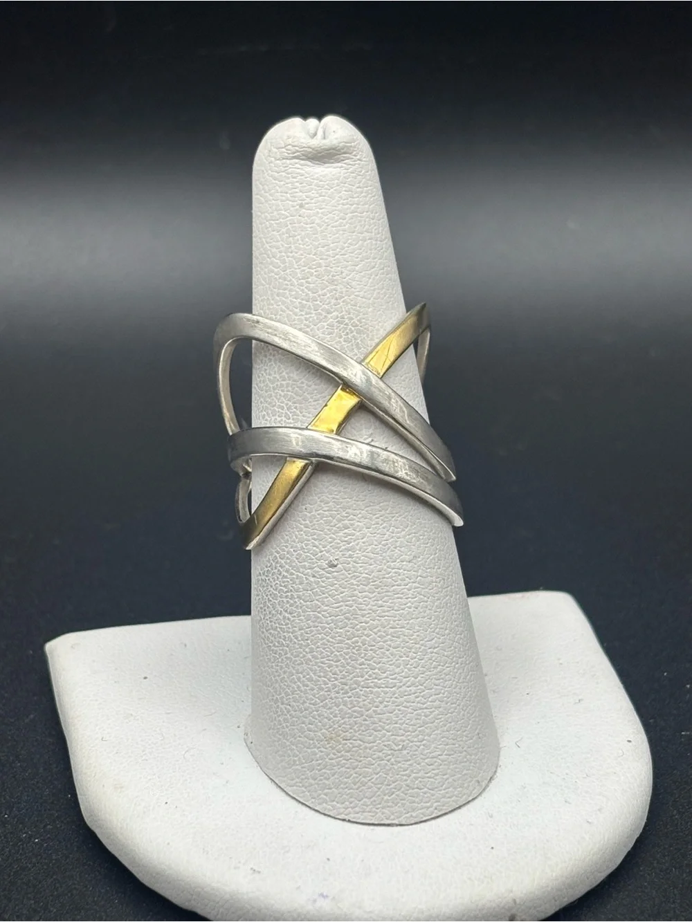 Sterling Crisscross Ring